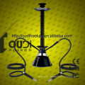 aluminum alloy glass hookah with 2 hose electronic hookah galss hookah